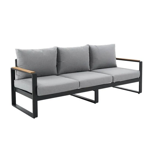 ספה תלת מושבית PERSEA אפור כהה