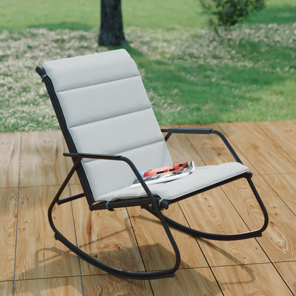 כיסא נדנדה צבע אפור דגם LYCO