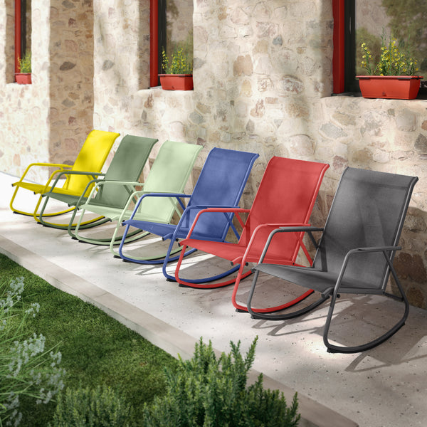 כיסא נדנדה צבע אפור דגם LYCO