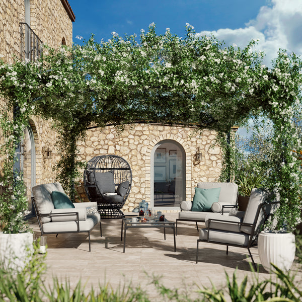 JUNO ערסל מסתובב צבע אפור כהה