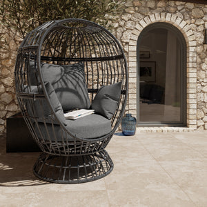 JUNO ערסל מסתובב צבע אפור כהה