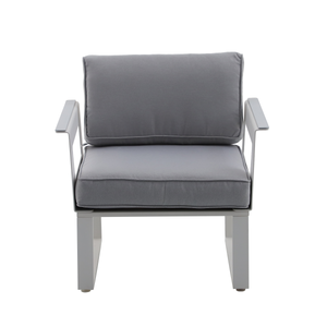 מערכת ישיבה לגינה Odyssea II אלומיניום צבע לבן