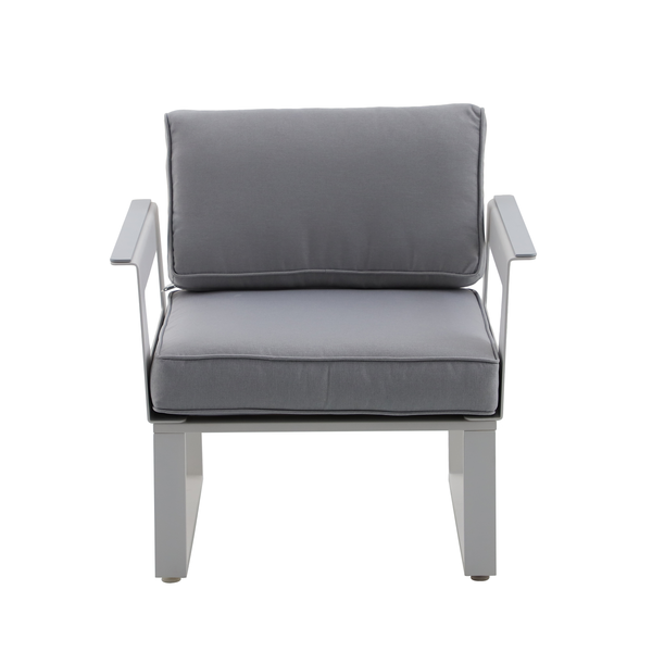 מערכת ישיבה לגינה Odyssea II אלומיניום צבע לבן