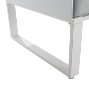 מערכת ישיבה לגינה Odyssea II אלומיניום צבע לבן