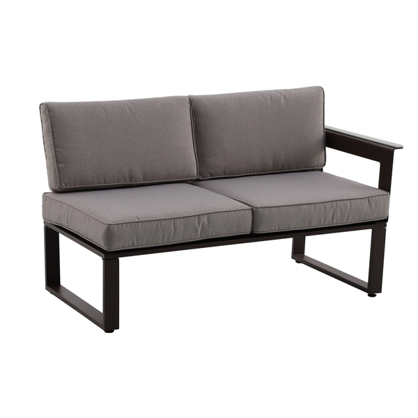 מערכת ישיבה פינתית לגינה Odyssea II אלומיניום צבע מוקה