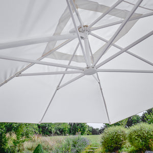 שמשיית רגל צד 290X290 עם תאורת LED Sonora צבע לבן