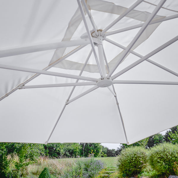 שמשיית רגל צד 290X290 עם תאורת LED Sonora צבע לבן