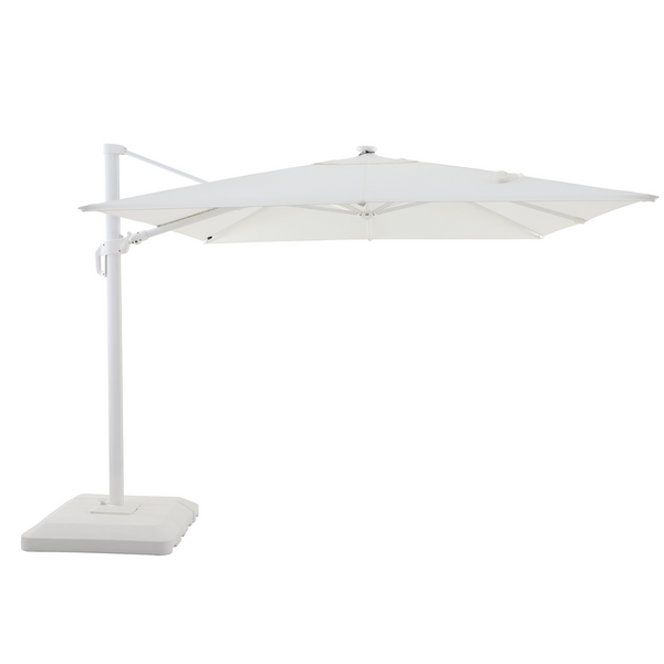 שמשיית רגל צד 290X290 עם תאורת LED Sonora צבע לבן