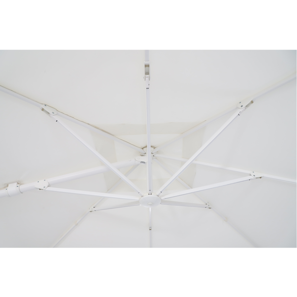 שמשיית רגל צד 290X290 עם תאורת LED Sonora צבע לבן