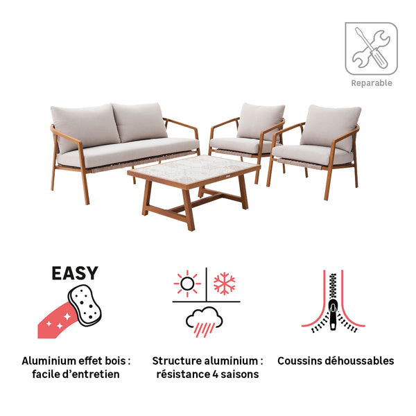 מערכת ישיבה לגינה GAIA