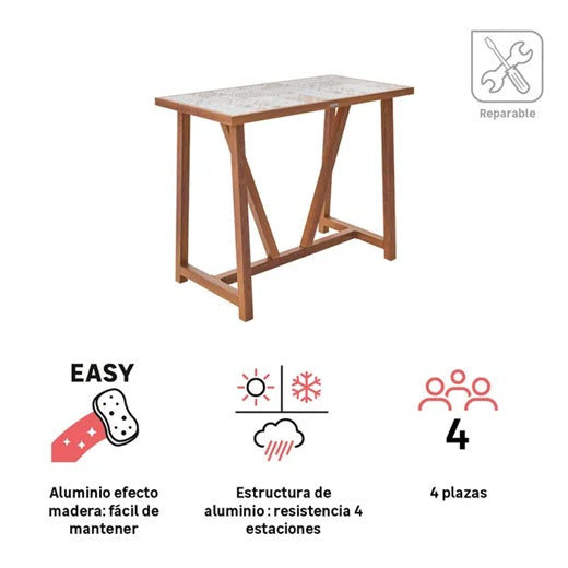 שולחן בר לגינה GAIA