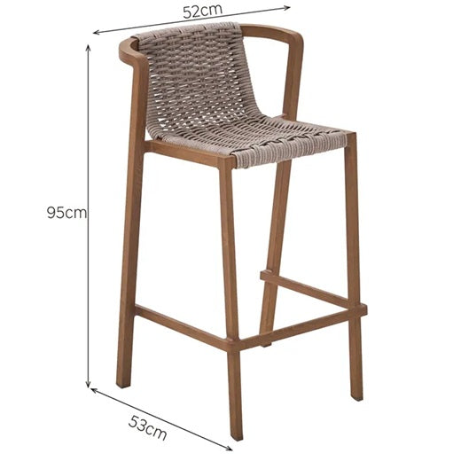 כיסא בר לגינה דגם GAIA