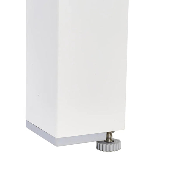 שולחן 90 נפתח ל-1.60 צבע לבן LYRA