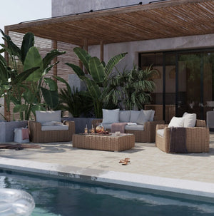 מערכת ישיבה ראטן אינדונזי Ayamo