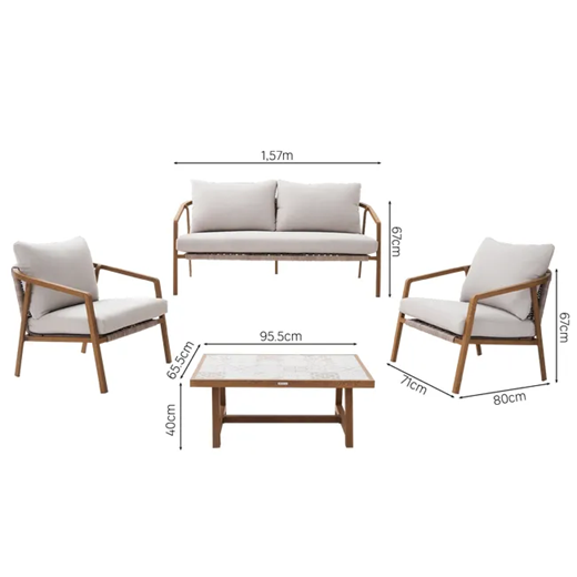 מערכת ישיבה לגינה GAIA