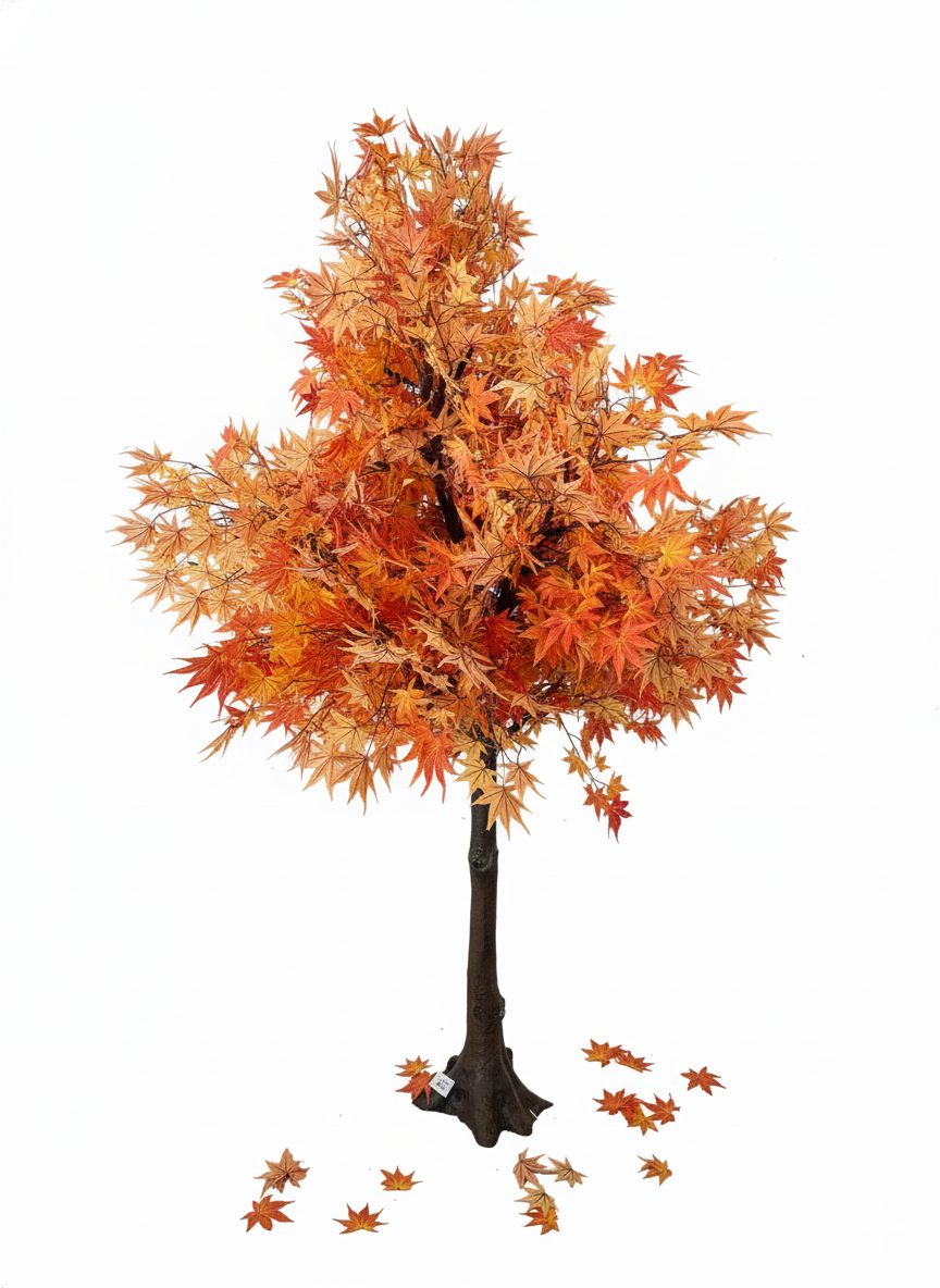 עץ מלאכותי ענק בשלכת