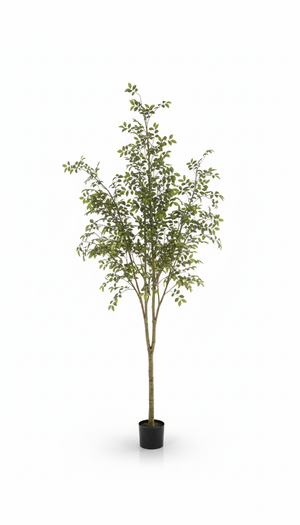 עץ ירוק עלים דקים מלאכותי