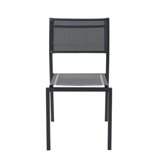 כיסא אוכל ללא ידיות LYRA אפור כהה