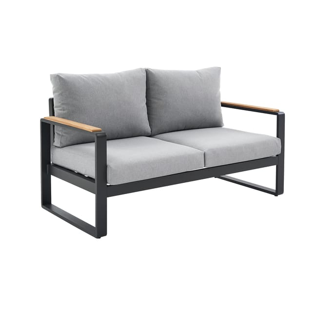 ספה דו מושבית PERSEA אפור כהה