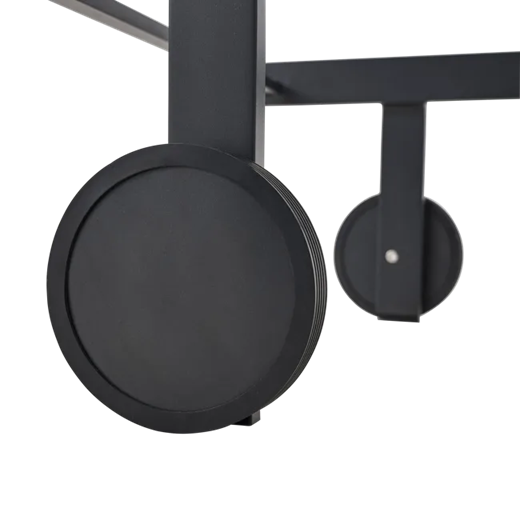 מיטת שיזוף אלומיניום אפור כהה ועץ טיק PERSEA