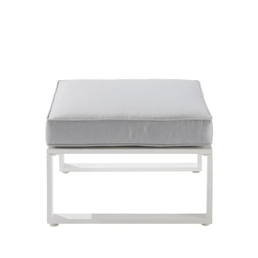 מערכת ישיבה פינתית לגינה  Odyssea II אלומיניום צבע לבן