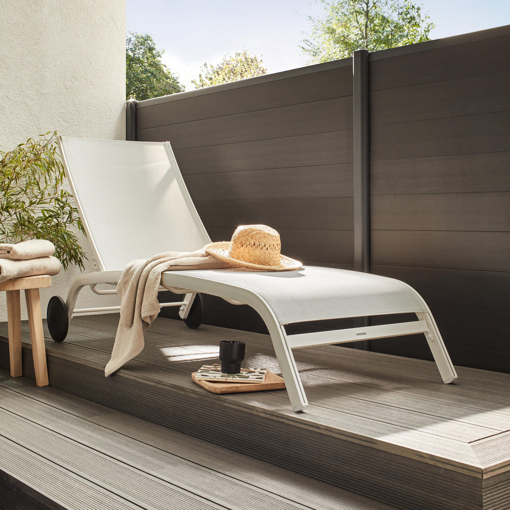 מיטת שיזוף מאלומיניום דגם Lyra II