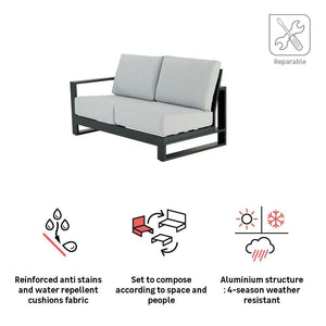 ATHENA ספה דו מושבית צד שמאל דגם