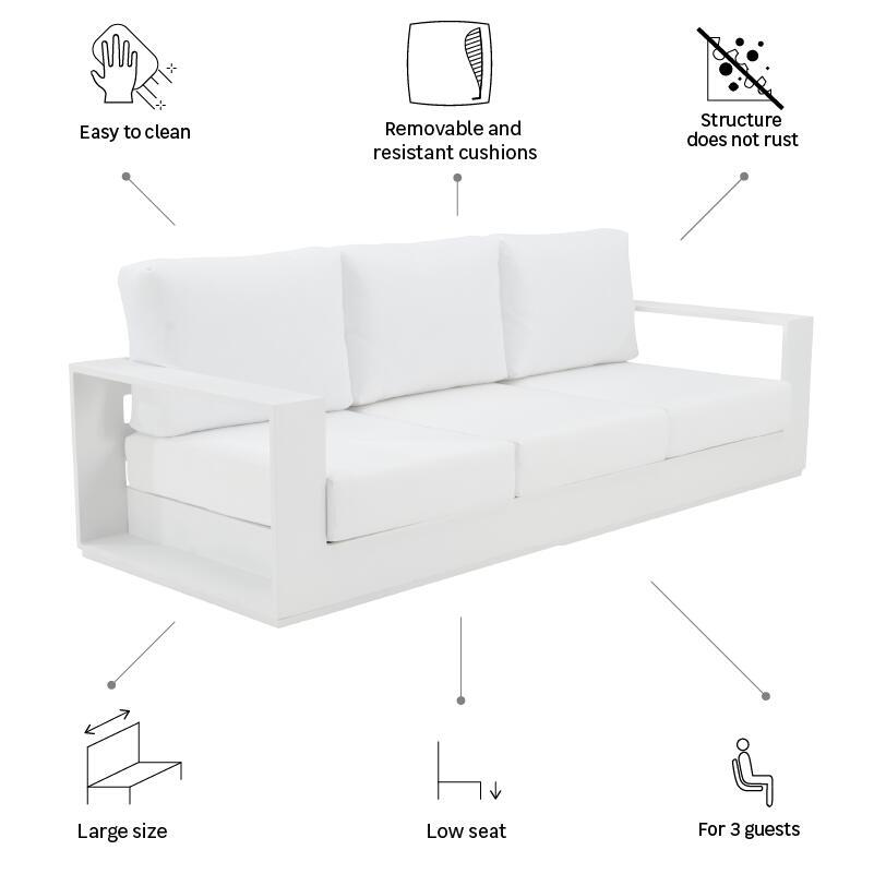 ספה תלת מדגם LAGUN