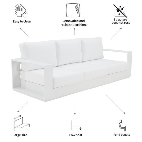 ספה תלת מדגם LAGUN